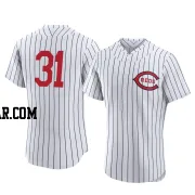 Brent Suter Men's Cincinnati Reds White Authentic 2022 Field Of Dreams Jersey