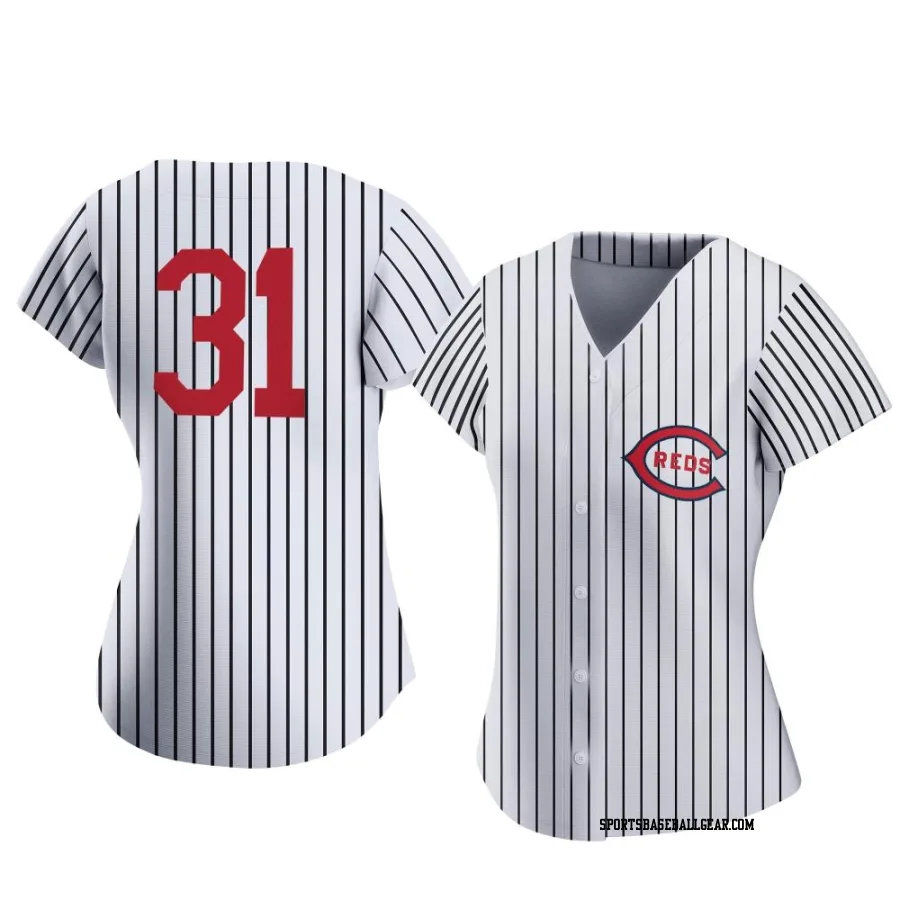 Brent Suter Women's Cincinnati Reds White Authentic 2022 Field Of Dreams Jersey