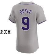 Brenton Doyle Men's Colorado Rockies Gray Elite Road Jersey