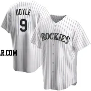 Brenton Doyle Men's Colorado Rockies White Replica Home Jersey