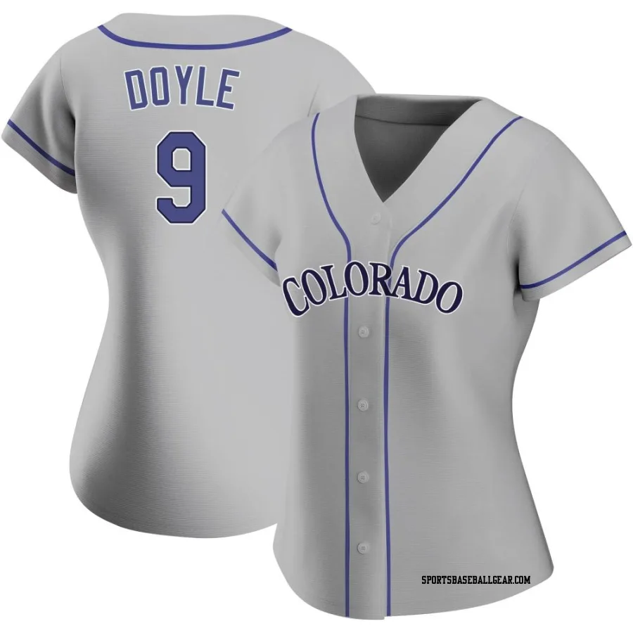 Brenton Doyle Women's Colorado Rockies Gray Replica Road Jersey