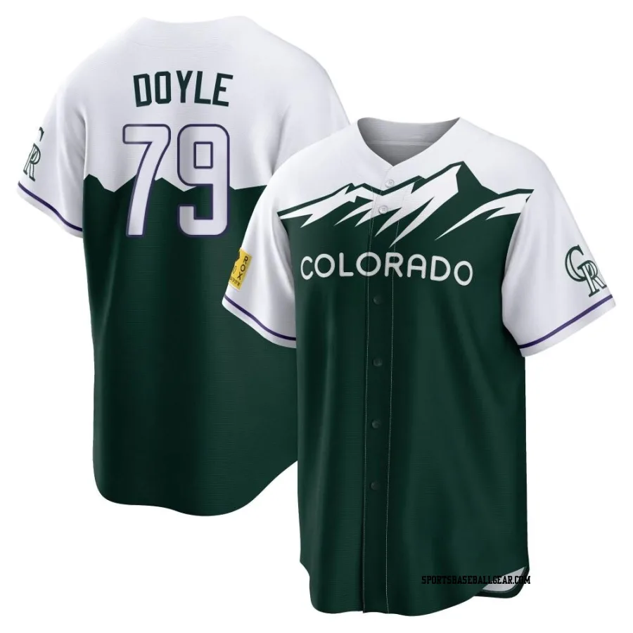 Brenton Doyle Youth Colorado Rockies Green Replica 2022 City Connect Jersey