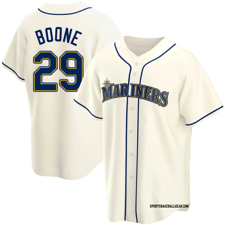 Bret Boone Men's Seattle Mariners Cream Replica Alternate Jersey