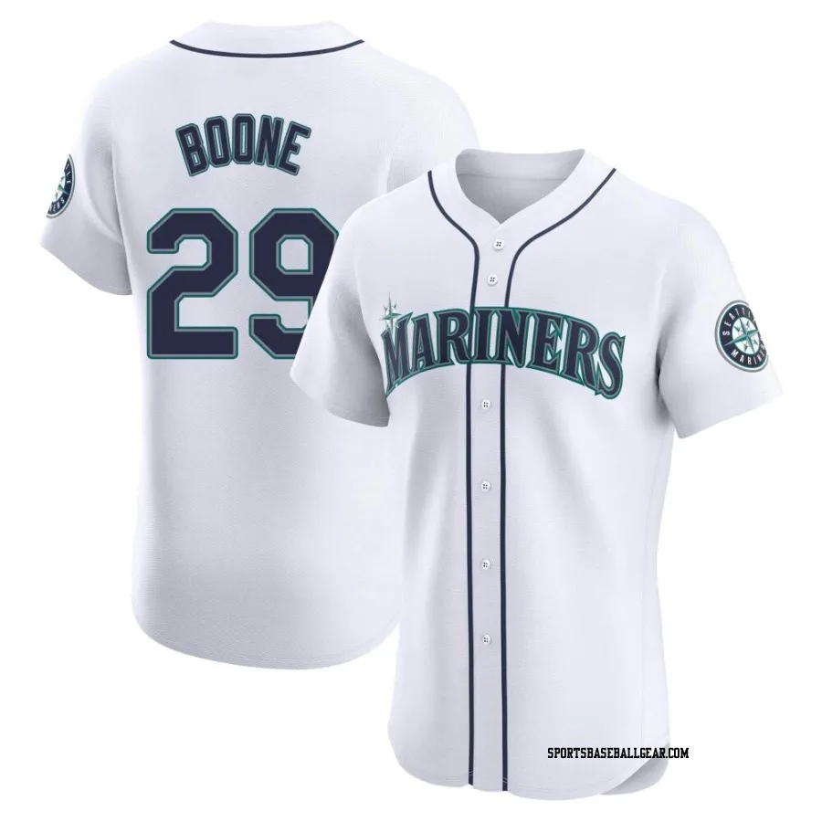 Bret Boone Men's Seattle Mariners White Elite Home Jersey