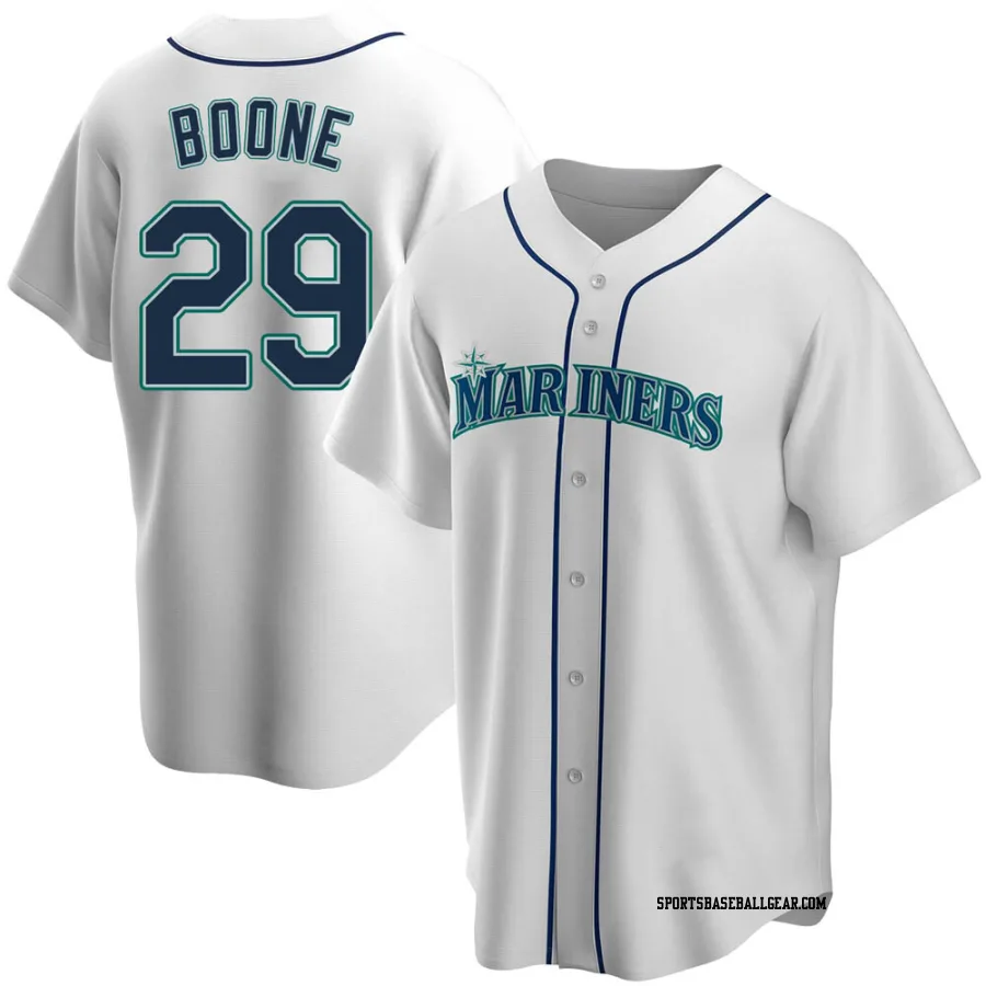 Bret Boone Men's Seattle Mariners White Replica Home Jersey