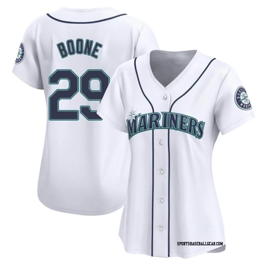 Bret Boone Women's Seattle Mariners White Limited Home Jersey