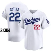 Brett Butler Men's Los Angeles Dodgers White Limited 2024 World Tour Seoul Series Home Jersey