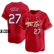 Brett Cecil Men's St. Louis Cardinals Red Limited 2024 City Connect Jersey