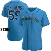 Brett de Geus Men's Seattle Mariners Royal Authentic Alternate Jersey