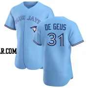 Brett de Geus Men's Toronto Blue Jays Blue Authentic Powder Alternate Jersey