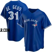 Brett de Geus Men's Toronto Blue Jays Royal Replica Alternate Jersey