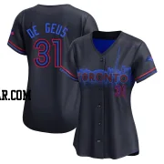 Brett de Geus Women's Toronto Blue Jays Black Limited 2024 City Connect Jersey