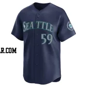 Brett de Geus Youth Seattle Mariners Navy Limited Road Jersey