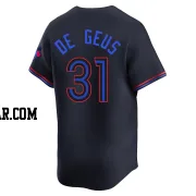 Brett de Geus Youth Toronto Blue Jays Black Limited 2024 City Connect Jersey