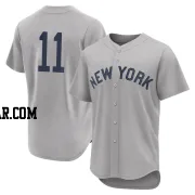 Brett Gardner Men's New York Yankees Gray Authentic 2021 Field of Dreams Jersey