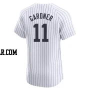 Brett Gardner Men's New York Yankees White Elite Home Jersey