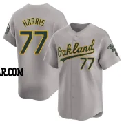 Brett Harris Men's Oakland Athletics Gray Limited Away Jersey