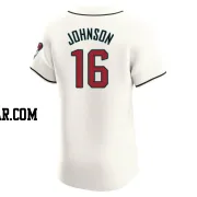 Brett Johnson Men's Arizona Diamondbacks Cream Elite Home Jersey