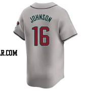 Brett Johnson Men's Arizona Diamondbacks Gray Limited Away Jersey