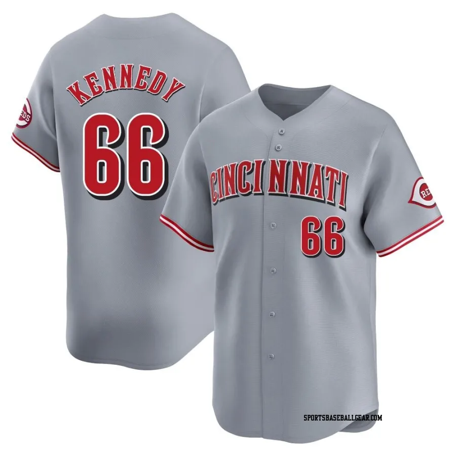 Brett Kennedy Men's Cincinnati Reds Gray Limited Away Jersey