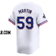 Brett Martin Men's Texas Rangers Gold Limited White 2024 Collection Jersey