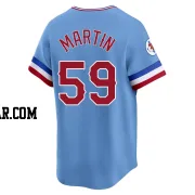 Brett Martin Men's Texas Rangers Light Blue Limited Cooperstown Collection Jersey