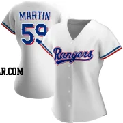 Brett Martin Women's Texas Rangers White Authentic Home Jersey