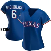 Brett Nicholas Women's Texas Rangers Royal Authentic Alternate 2023 World Series Champions Jersey