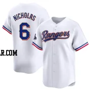 Brett Nicholas Youth Texas Rangers Gold Limited White 2024 Collection Jersey