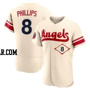 Brett Phillips Men's Los Angeles Angels Cream Authentic 2022 City Connect Jersey