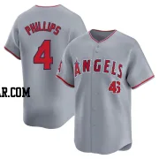 Brett Phillips Men's Los Angeles Angels Gray Limited Away Jersey