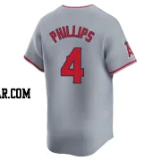 Brett Phillips Men's Los Angeles Angels Gray Limited Away Jersey