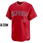 Brett Phillips Men's Los Angeles Angels Red Limited Alternate Jersey