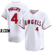 Brett Phillips Men's Los Angeles Angels White Limited Home Jersey