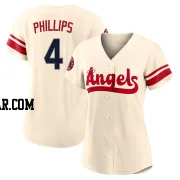 Brett Phillips Women's Los Angeles Angels Cream Replica 2022 City Connect Jersey