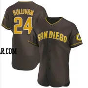 Brett Sullivan Men's San Diego Padres Brown Authentic Road Jersey