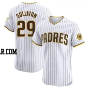 Brett Sullivan Men's San Diego Padres White Elite Home Jersey