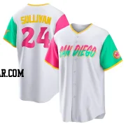 Brett Sullivan Men's San Diego Padres White Replica 2022 City Connect Jersey