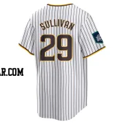 Brett Sullivan Men's San Diego Padres White Replica 2024 World Tour Seoul Series Home Jersey