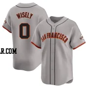 Brett Wisely Men's San Francisco Giants Gray Limited Away Jersey