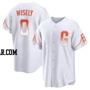 Brett Wisely Men's San Francisco Giants White Replica 2021 City Connect Jersey