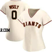 Brett Wisely Women's San Francisco Giants Cream Authentic Home Jersey