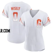 Brett Wisely Women's San Francisco Giants White Authentic 2021 City Connect Jersey