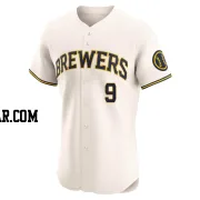 Brian Anderson Men's Milwaukee Brewers Cream Elite Home Jersey