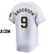 Brian Anderson Men's Milwaukee Brewers White Limited Alternate Jersey