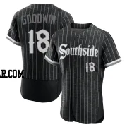 Brian Goodwin Men's Chicago White Sox Black Authentic 2021 City Connect Jersey