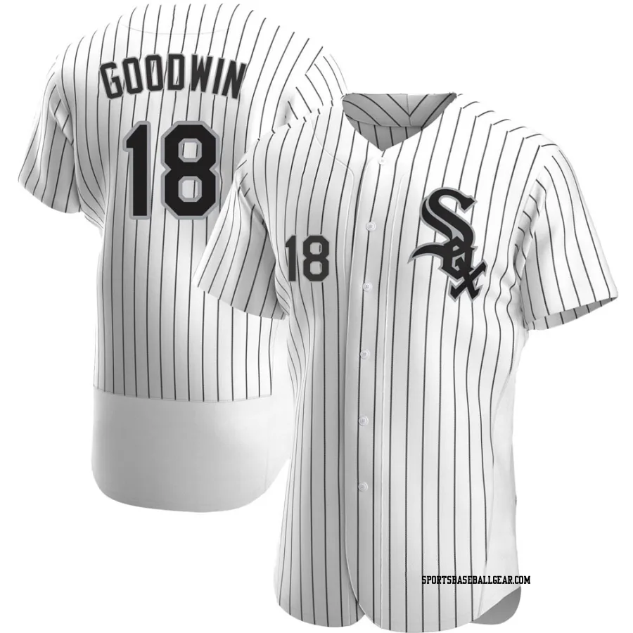 Brian Goodwin Men's Chicago White Sox White Authentic Home Jersey