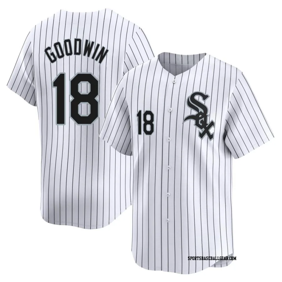 Brian Goodwin Men's Chicago White Sox White Limited Home Jersey