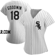 Brian Goodwin Women's Chicago White Sox White Authentic Home Jersey