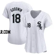 Brian Goodwin Women's Chicago White Sox White Limited Home Jersey